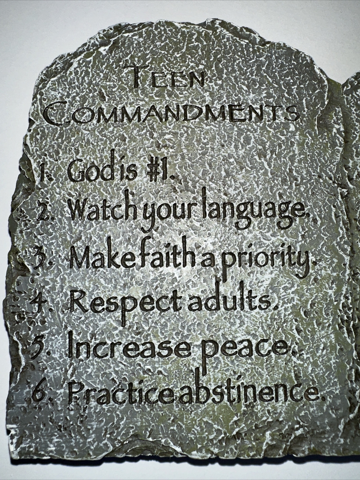 Teen Commandments Motivational Frame gallery