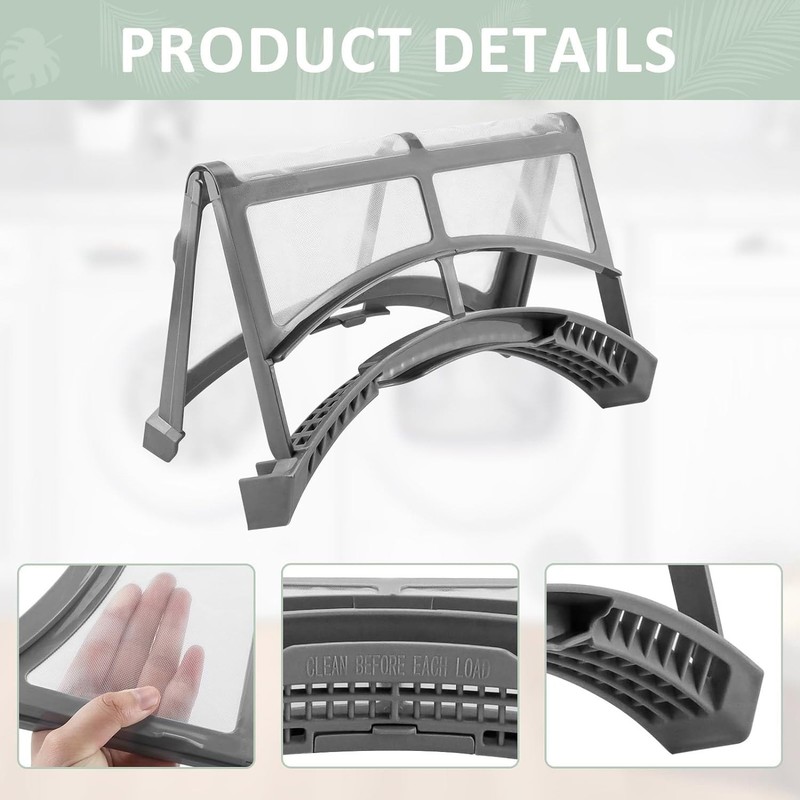 DC61-02595A Dryer Lint Trap Filter Replacement for Samsung Dryer gallery