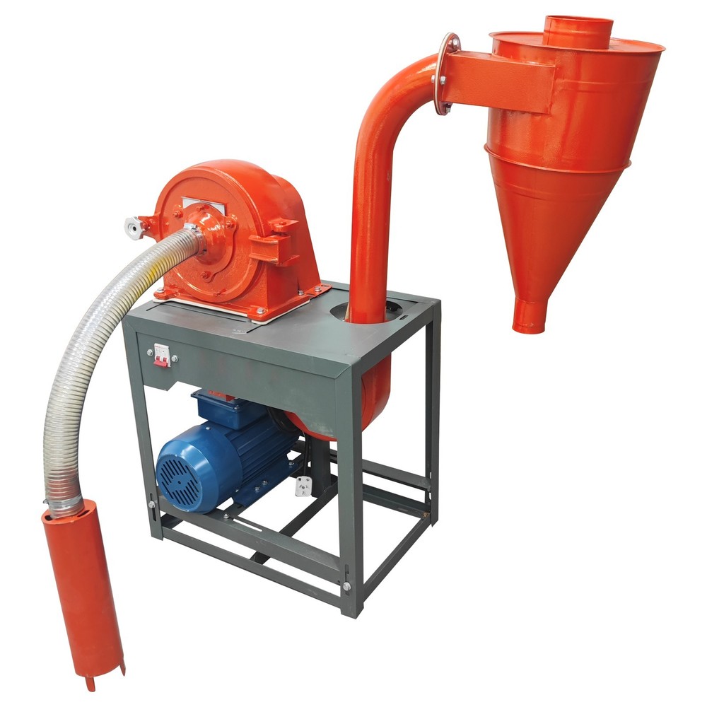 Self-Priming Corn Grinder Self Suction Grain Mill Crusher 220V 330lbs/h 2mm&3mm