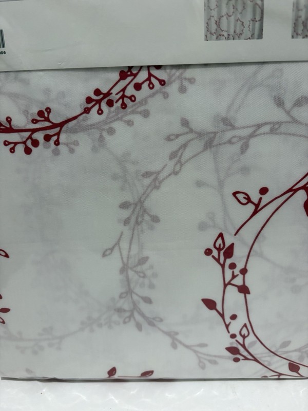 IKEA Vinter 2016 Curtains 2 Panels Red White Christmas Garland Scandinavian New gallery