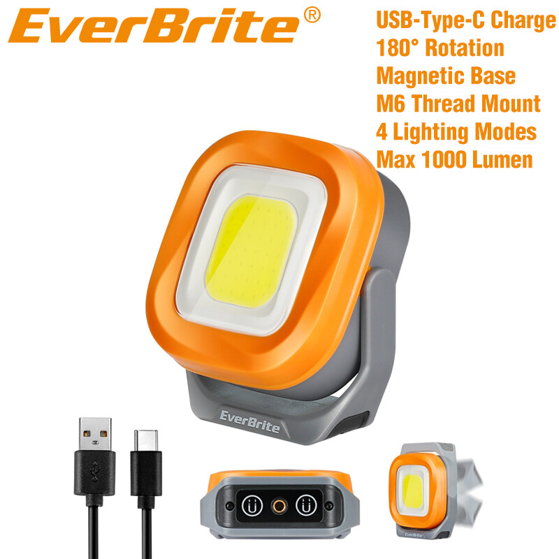 EverBrite Rechargeable Cordless 1000 Lumen Work Lights Magnetic LED Super Bright gallery