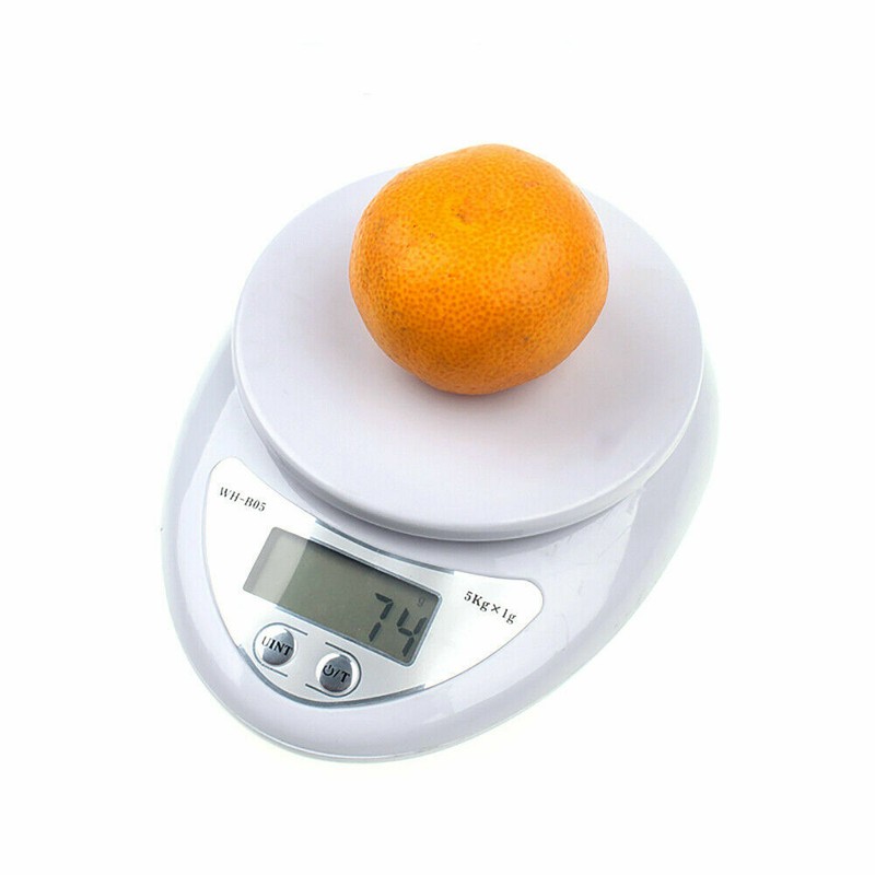 LCD Digital Kitchen Scale Diet Food Balance 5KG 11LBS Electronic Weight battery gallery