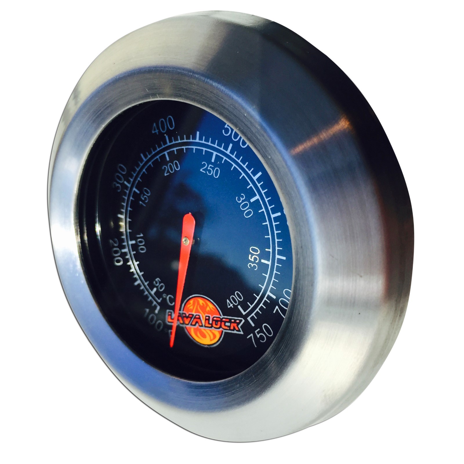 Replacement Flush Mount BBQ Smoker thermometer gas charcoal pit black wsm kettle gallery