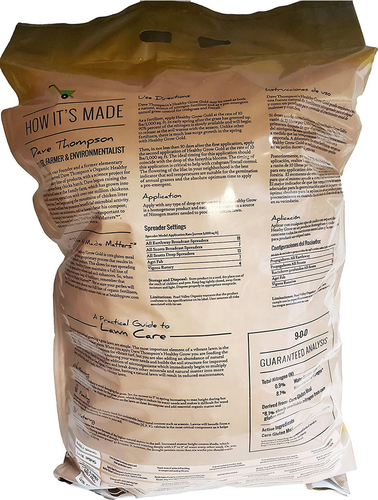 Dave Thompson's Organic Healthy Grow - Corn Gluten 9-0-0 30lbs gallery