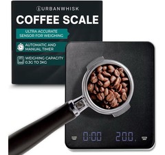 Rechargeable Digital Electronic Coffee Espresso Scale With Timer USB C 3KG/0.1G