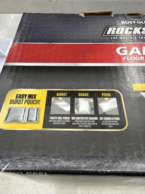 Rust-Oleum ROCKSOLID Gray High Gloss 2.5 Car Garage Floor Kit gallery