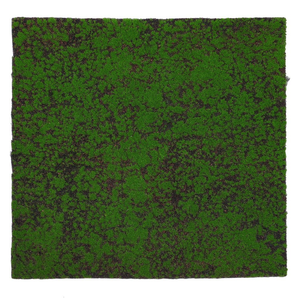 Green Artificial Moss Mat for Indoor Outdoor Landscaping and Rustic Decor