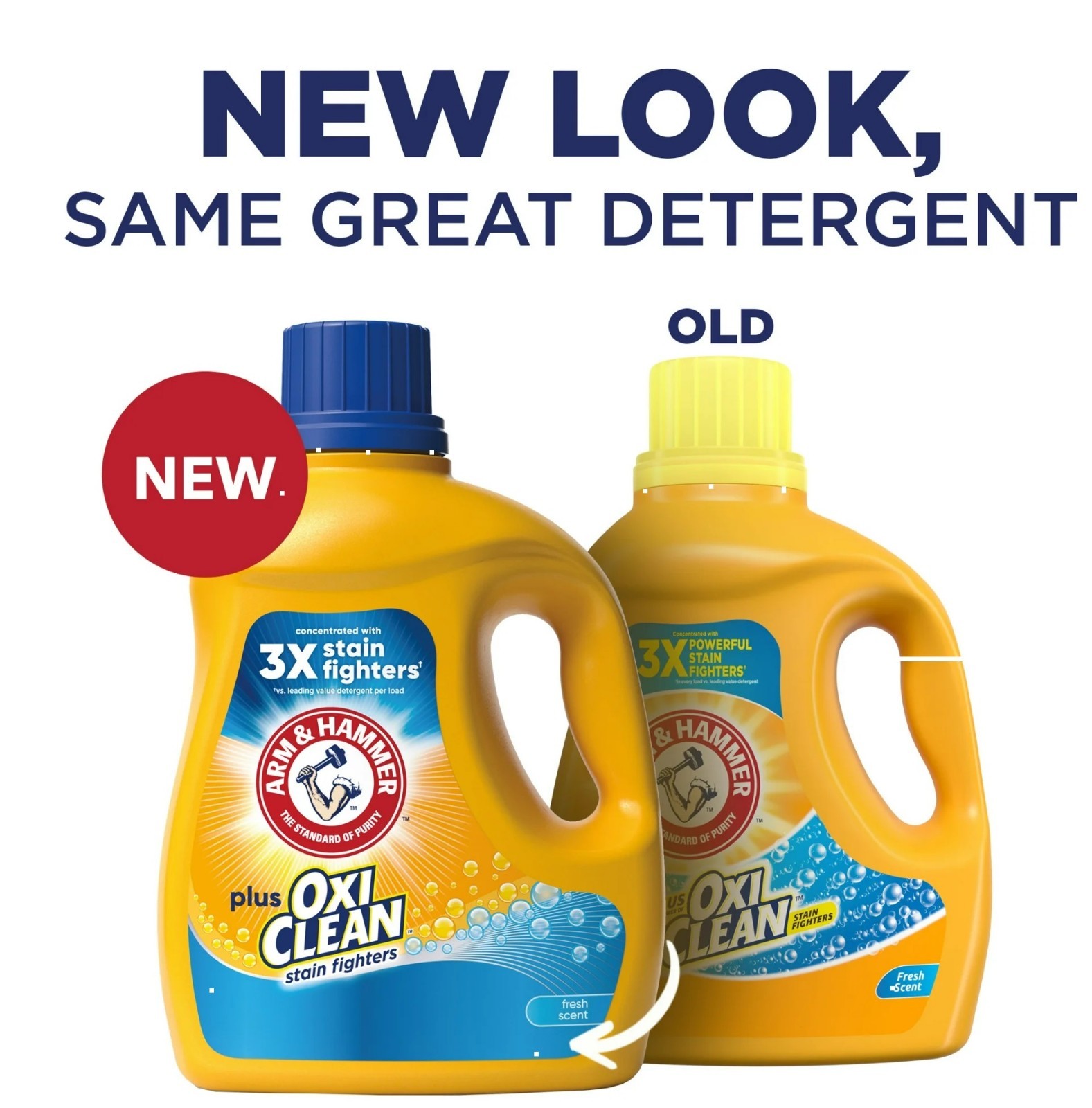 ARM & HAMMER Plus OxiClean Liquid Laundry Detergent, Fresh Scent, 77 Loads gallery