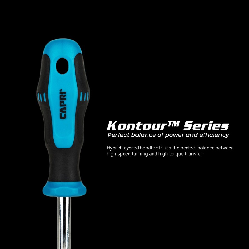 Capri Tools Kontour Nut Driver, SAE 11/32 to 7/16" & Metric 5.5 to 10 mm gallery