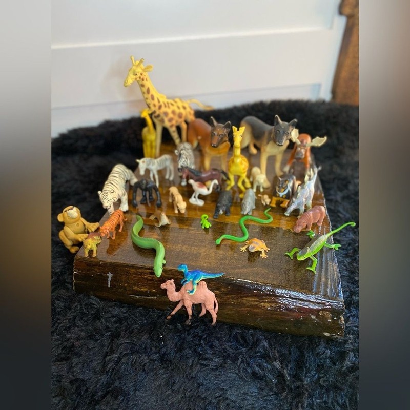 Animal Kingdom Playset – Multicolor Cake Toppers | Mixed Materials, Lot gallery