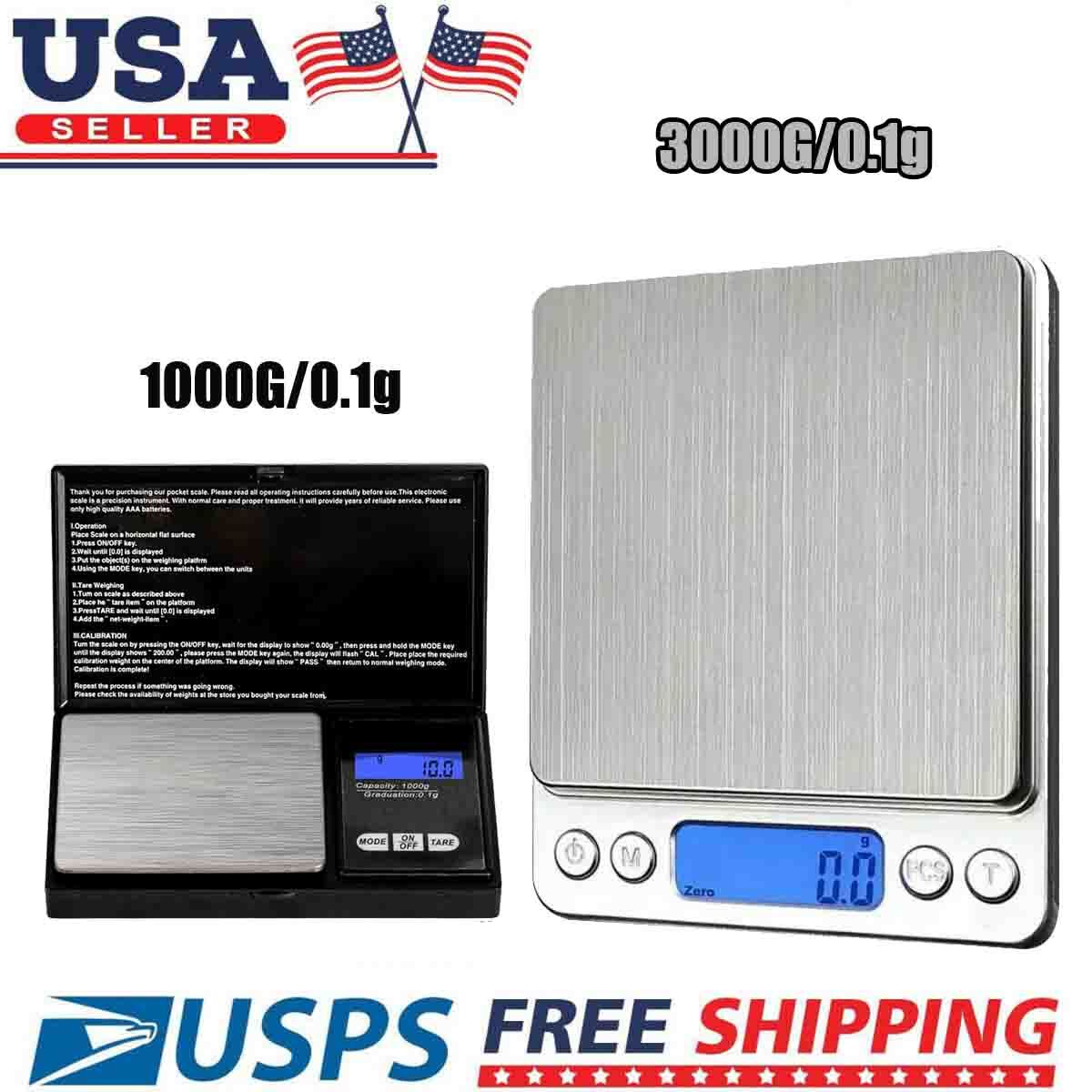 Food Digital Kitchen Weight Scale Grams & Ounces, Small, Backlit Stainless Steel gallery