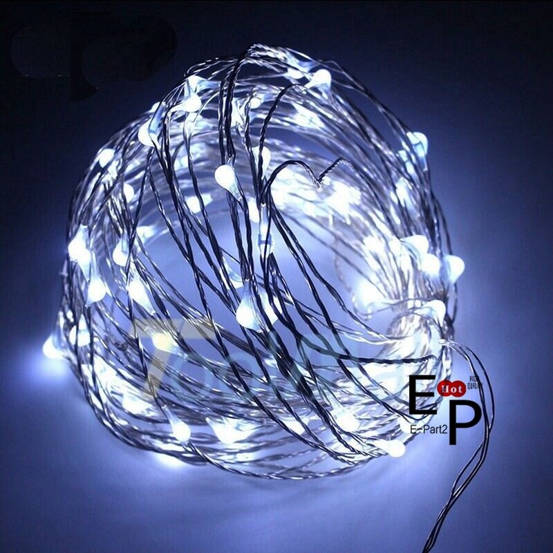 USB Plug Twinkle LED String Fairy Lights Copper Wire With Remote 50 100 200 LED gallery