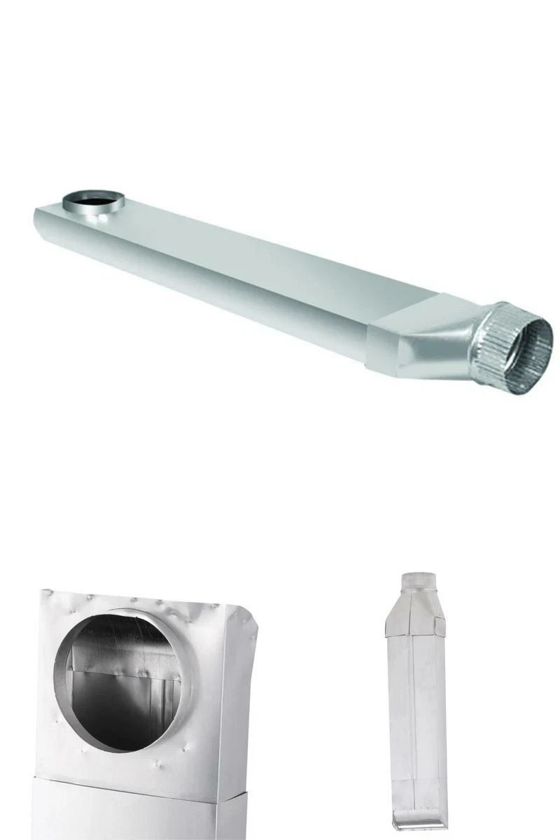 28in.To 45 in.Adjustable Space Saver Aluminum Dryer Vent Duct w/ Straight Outlet gallery