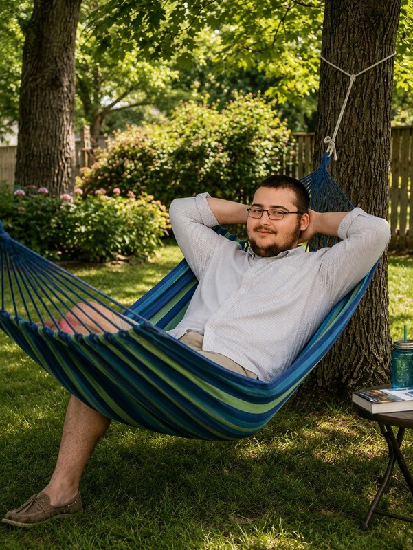 Canvas Hammock Blue Swing Bed Camping Backyard Patio Chair gallery