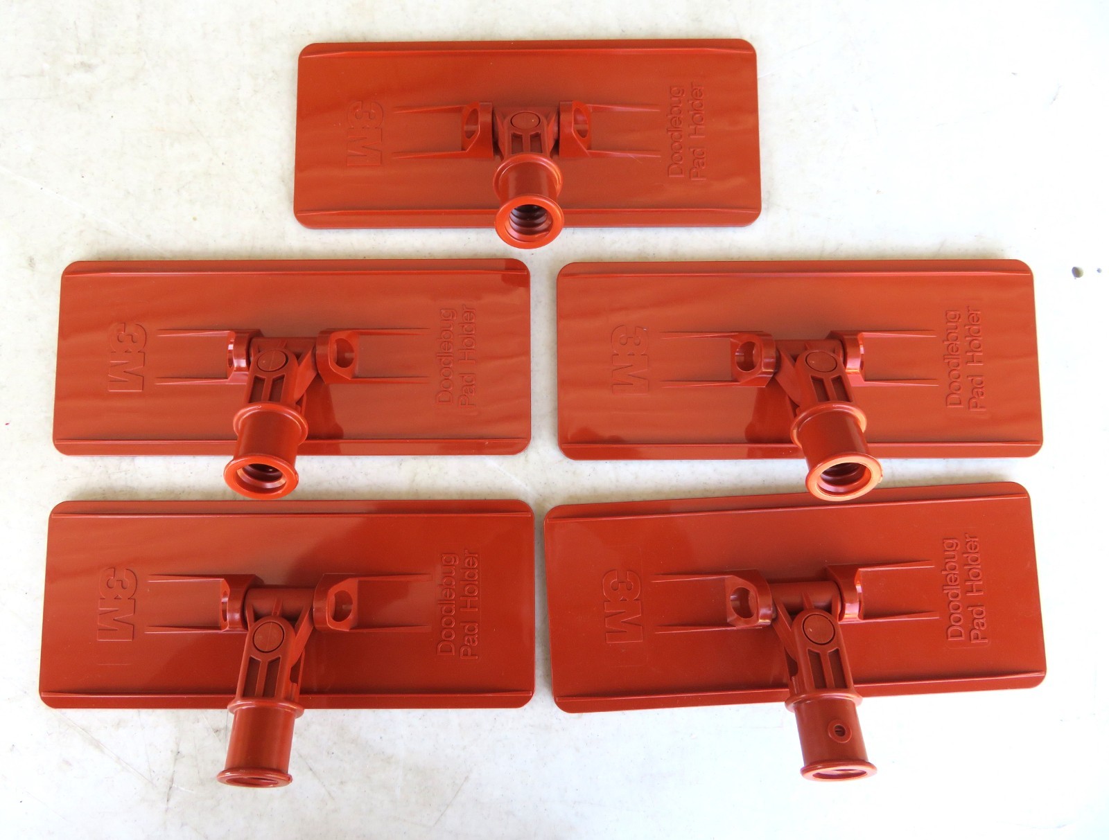 3M DOODLEBUG PAD HOLDER FOR THREADED HANDLE HOLDER - ORANGE- 5 Holders gallery