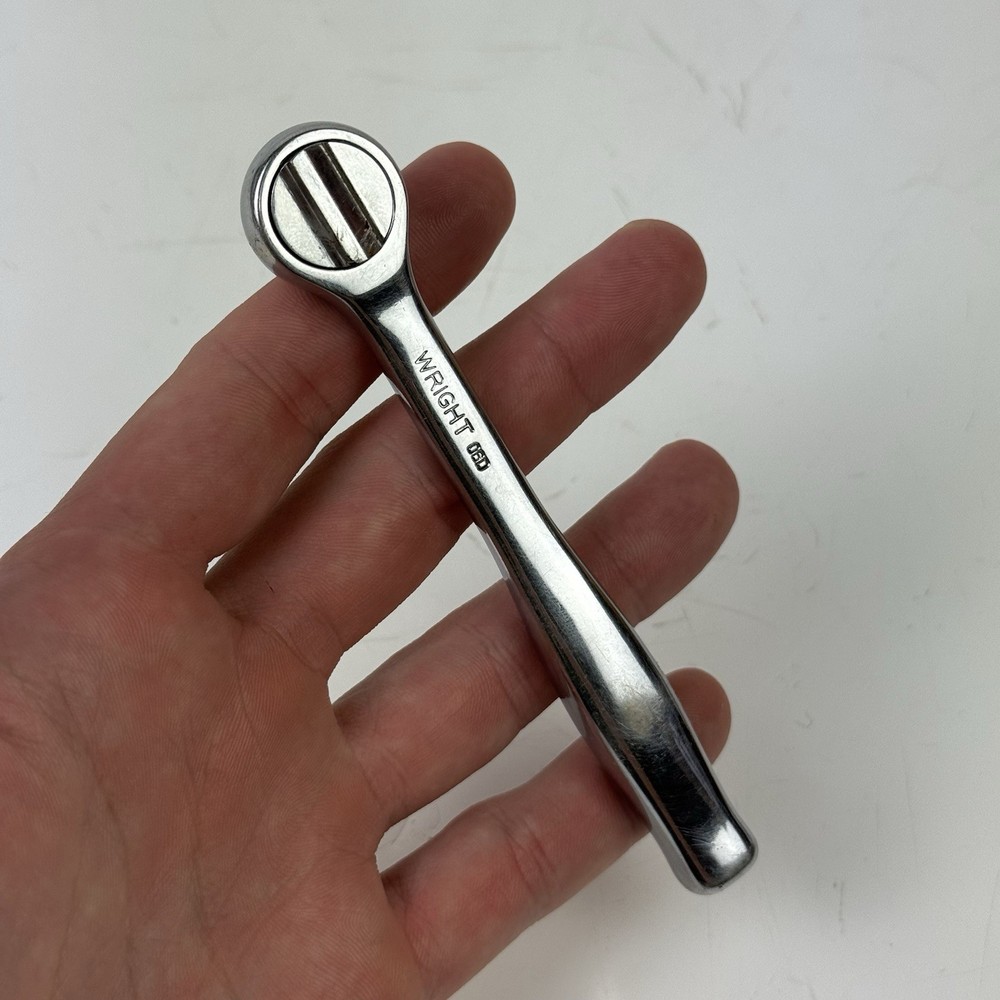 Wright Tool Compact Contour Handle Ratcheting Socket Wrench 3/8" Drive 3430