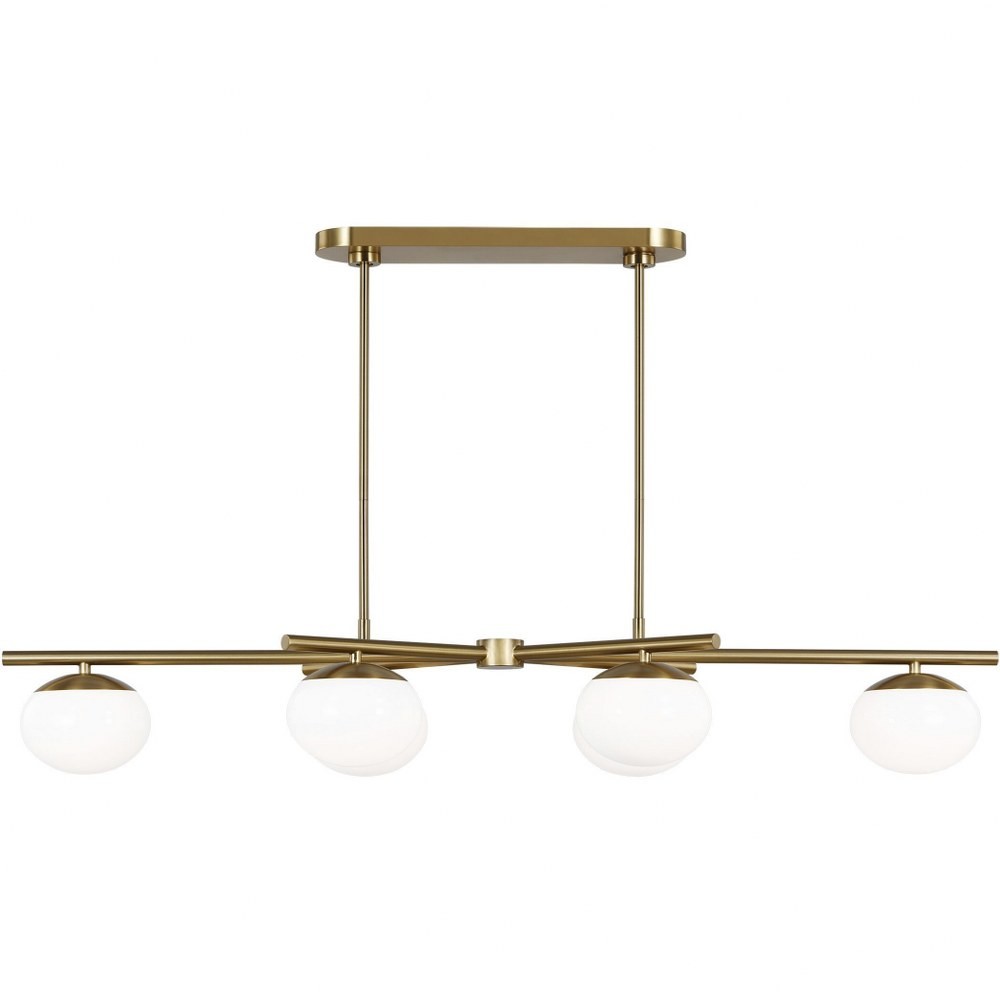 Used Visual Comfort Studio Collection EC1264BBS Lune-4 Light Medium Linear gallery