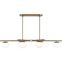 Used Visual Comfort Studio Collection EC1264BBS Lune-4 Light Medium Linear