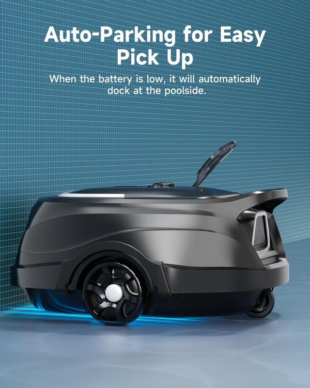 2026 Upgraded A1 Robotic Pool Vacuum for Above Ground Pools 120-Min Runtime gallery