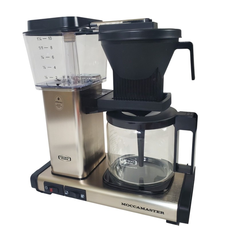 Technivorm MOCCAMASTER KBGV Coffee Maker Machine Brushed Silver 53940 Used NBox gallery