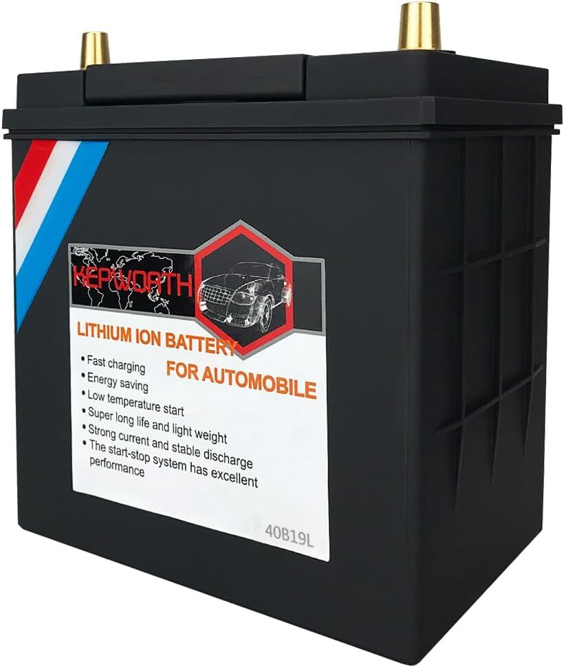 40B19R 12V 20Ah 680CCA Automobile Lithium Battery LiFePO4 BMS Replace Lead Acid gallery