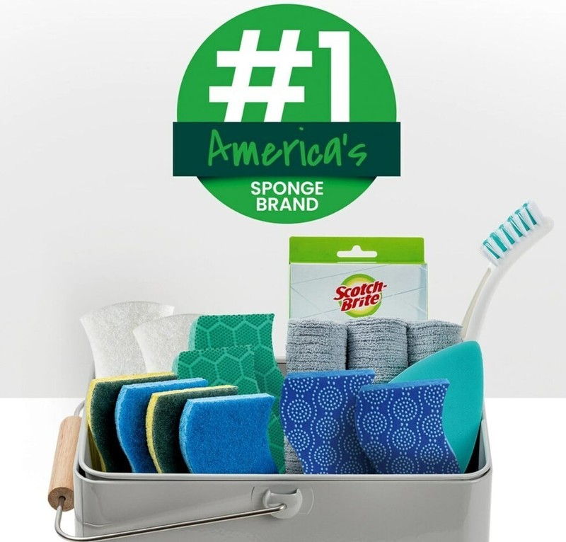 Scrub Sponges kitchen Non-Scratch Zero Scratch Sponge for Non-Stick Dishes Safe gallery