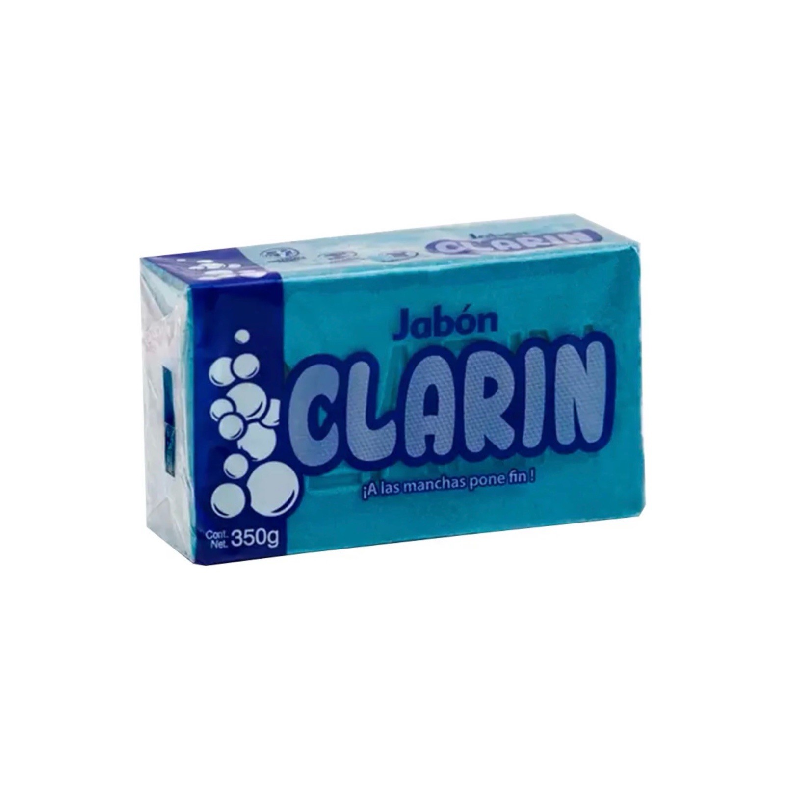 3X CLARIN Azul para Manchas Difíciles 🇲🇽 Bar Laundry Soap, 350g, 3 Pack gallery