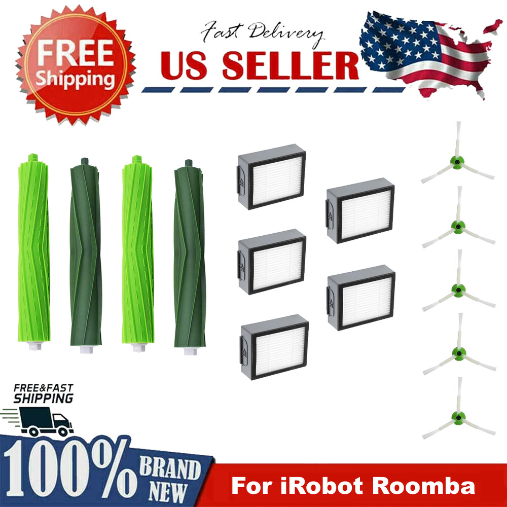 Roller Side Brush Filter Replacement for iRobot Roomba j5 j5+ j6 j6+ j7 j7+ j8+