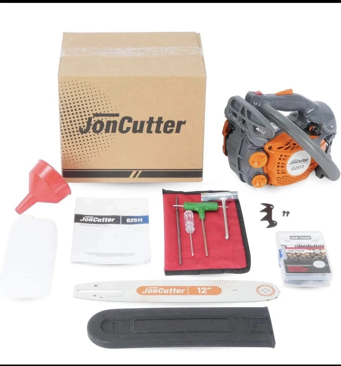 JonCutter 25CC Power Head G2511 Gasoline Chainsaw With 12in Bar & Chain gallery
