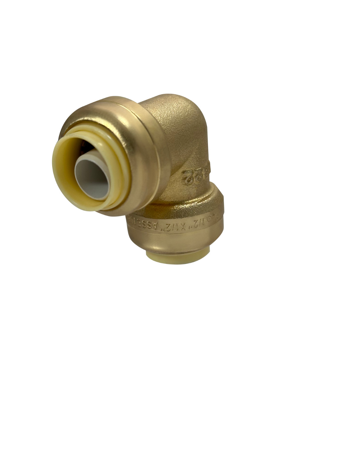 1 Piece 1/2" X 1/2" Push Fit Elbow, Lead Free Brass, For Cash Acme, gallery