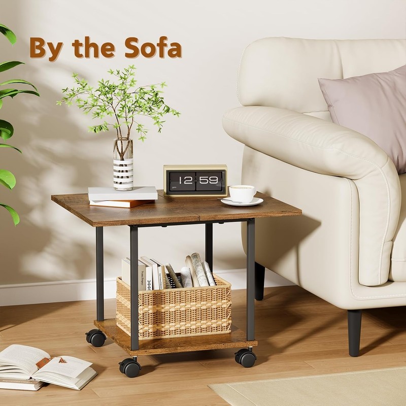 Printer Stand Storage 2-Tier Industrial Mobile Printer Stand Rolling Cart gallery