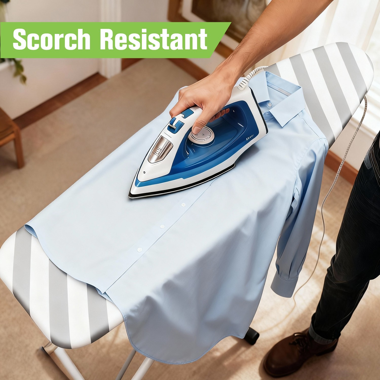 Garnen Ironing Board Cover and Pad Replacement 15"x54" Thick Iron Board Cover gallery