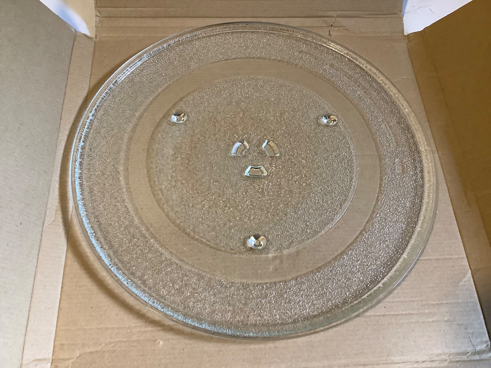14 1/8" Microwave Glass Turntable Plate WB49X10096 Replacement Tray gallery
