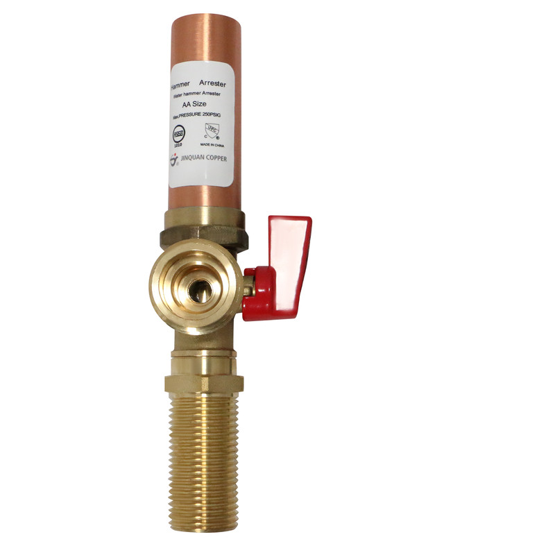 5 Pc XFITTING Washing Machine Stop Valve, 1/2" MIP x 3/4" MHT, Red gallery