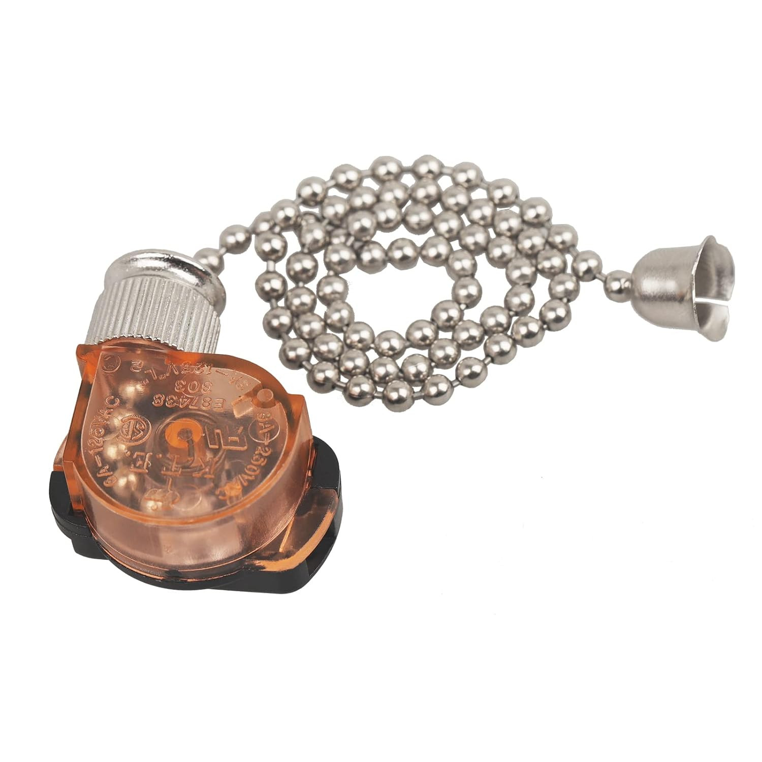 Ceiling Fan Light Switch E87438 Lamp Switch with 11 Beaded Pull Chain... gallery