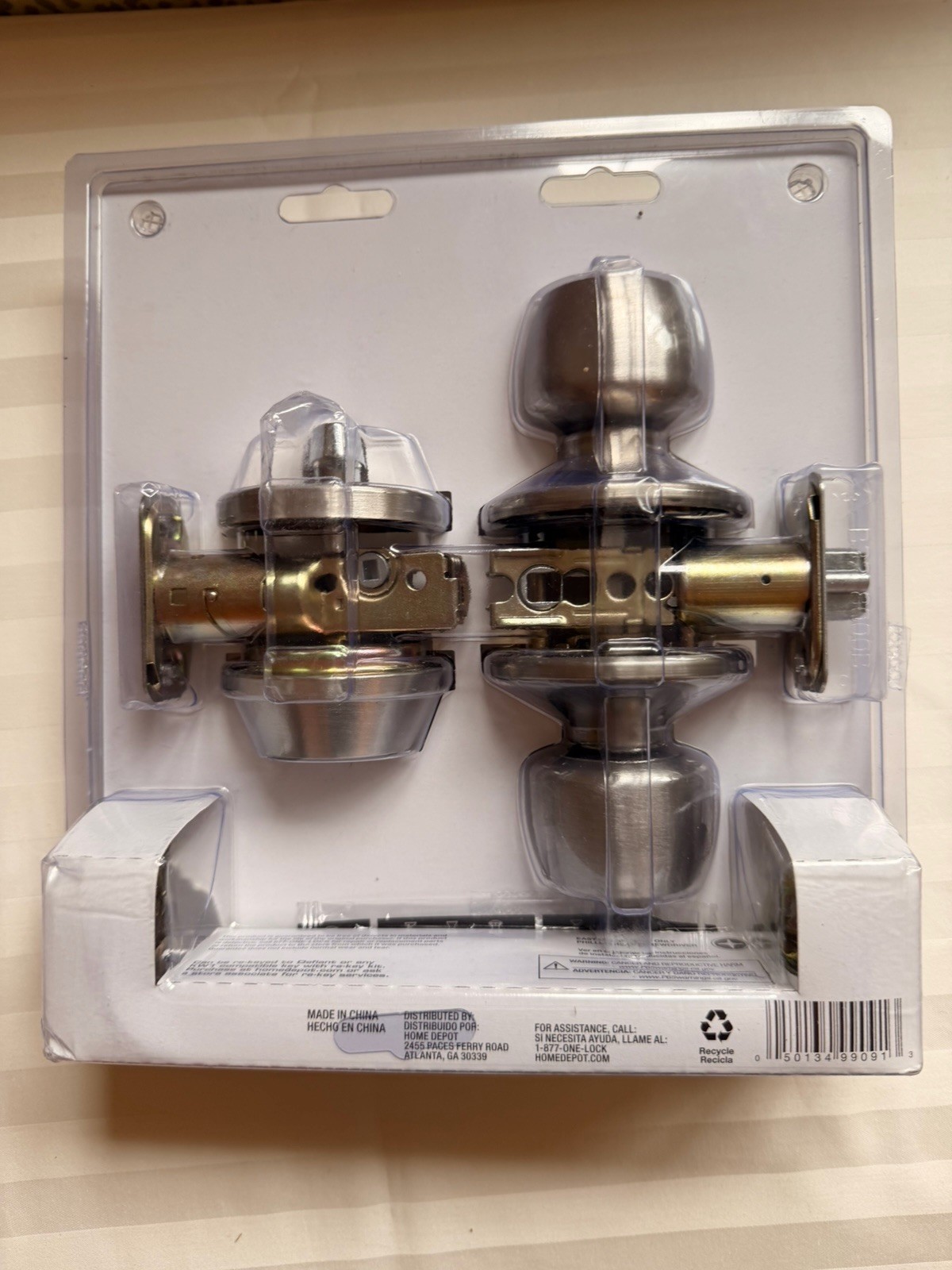 Defiant Brandywine Collection Stainless Steel Finish Door Knob & Deadbolt Combo gallery