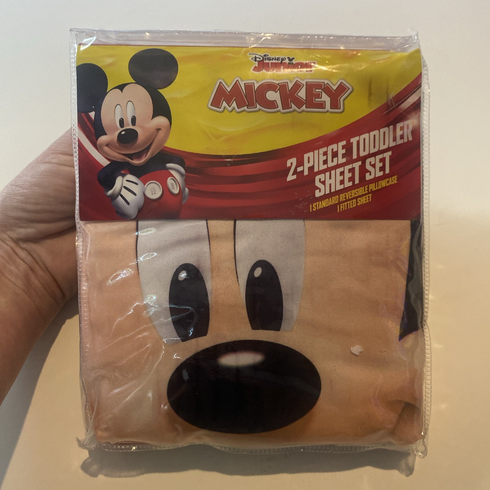 NEW DISNEY JUNIOR MICKEY MOUSE 2-PIECE TODDLER SHEET SET CLUBHOUSE CRIB gallery