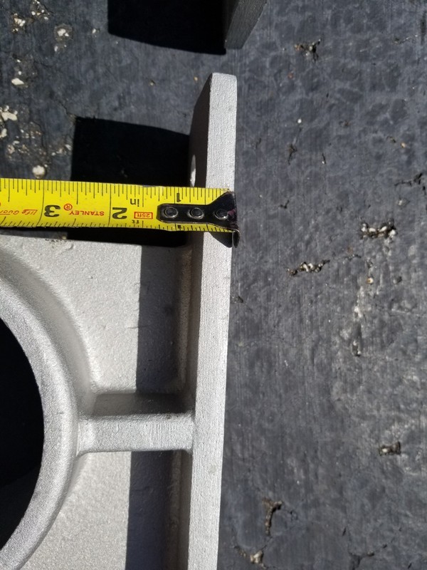 Vertical Wall Mount Flagpole Brackets (5") - Brackets only (No pole) gallery