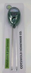 Cotswold Two Way Moisture PH Sensor Meter Gardening Tool No Batteries Required