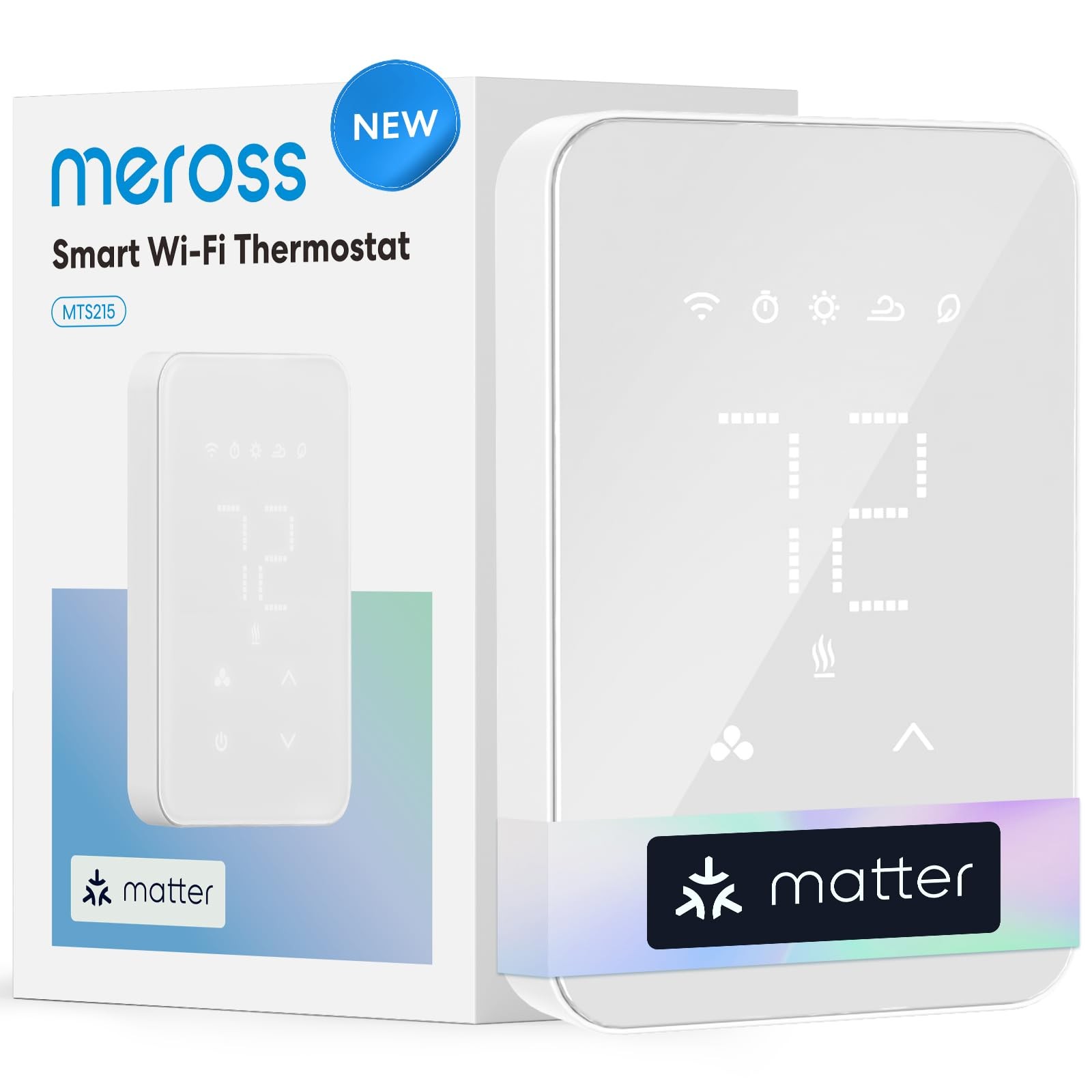 Matter Smart Thermostat for Electric Baseboard Heater, Works with Alexa, Home... gallery