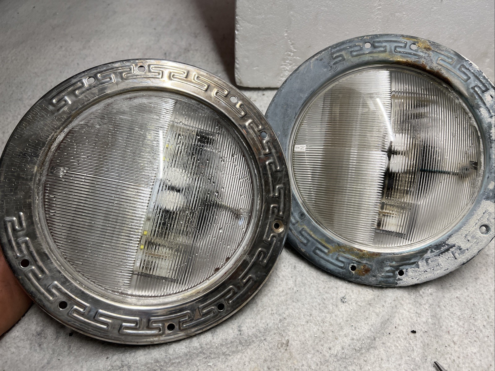 2 Pentair IntelliBrite Underwater LED Pool Lights 120V. PARTS Only. Non Working gallery