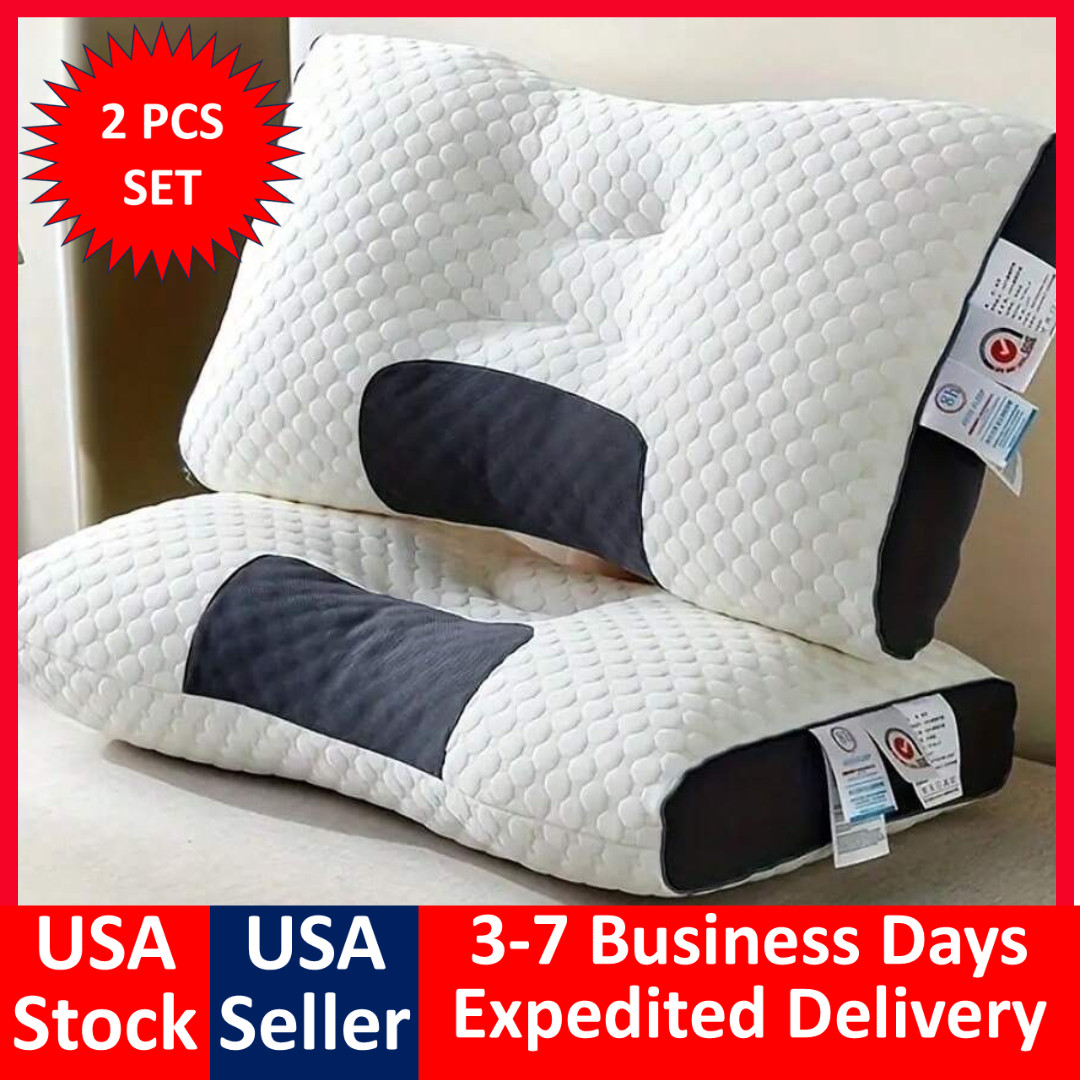 ORTHOPEDIC NECK Pillow Spa Massage Pillow for Home Sleep UPGRADED gallery