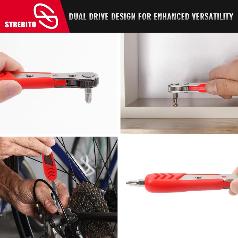 STREBITO Right Angle Screwdriver Set, Low 26 in 1, 26 1 With Zipper Pouch gallery