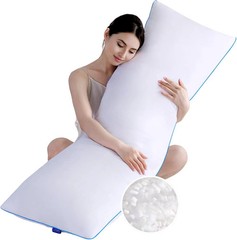 Memory Foam Body Pillow Insert – Full Body Pillow for Adults – Soft Large Long B