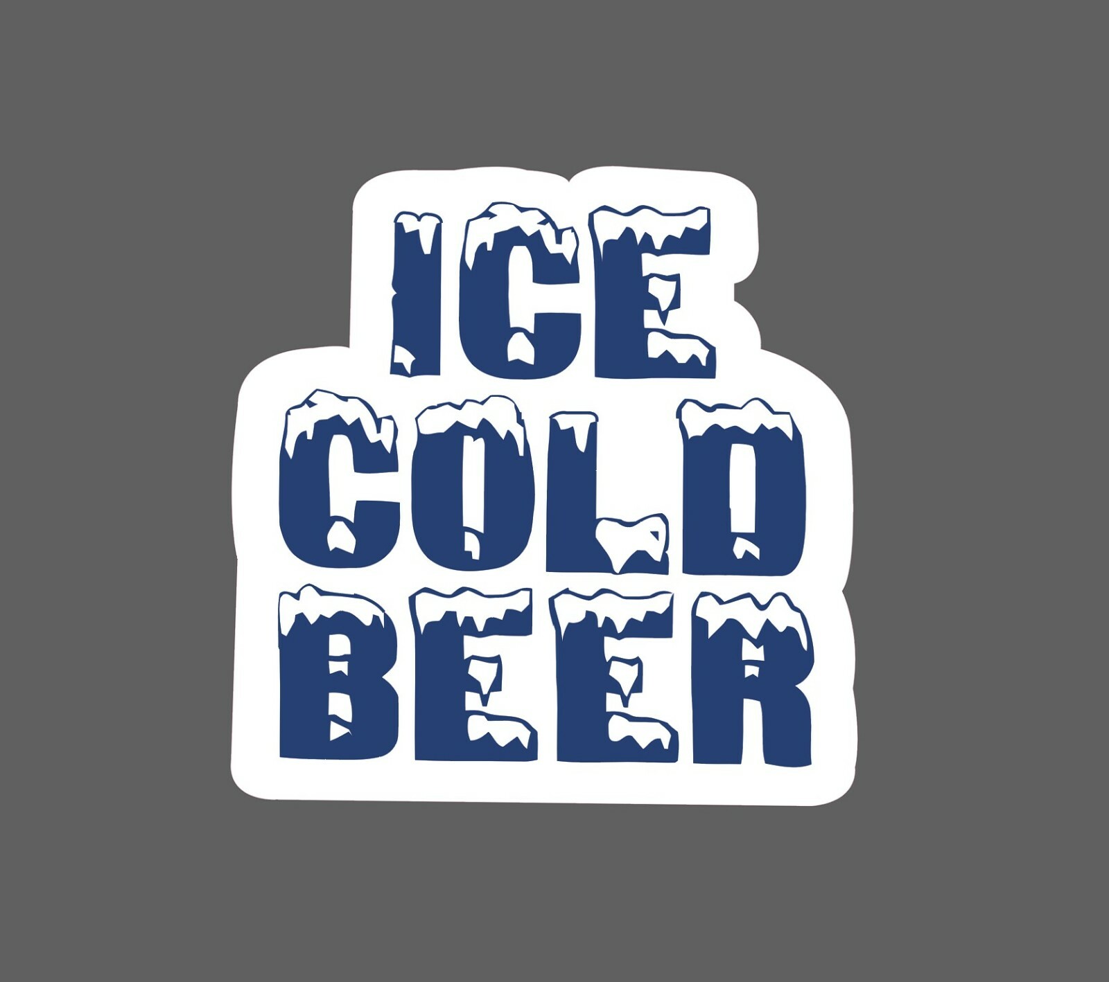 Ice Cold Beer Sticker Brew Waterproof - Buy Any 4 For $1.75 Each Storewide! gallery