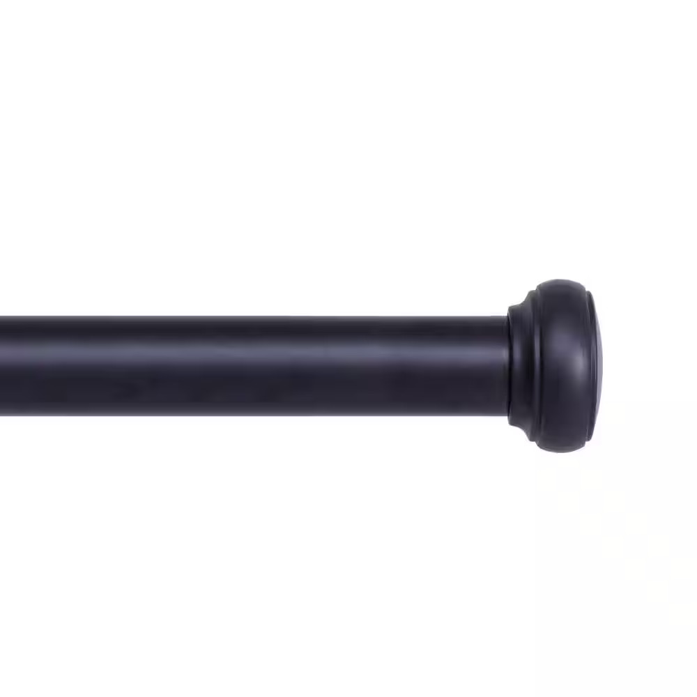 Weaver 72 In. - 144 In. Adjustable Single Indoor/Outdoor Curtain Rod 1 In. Diame gallery