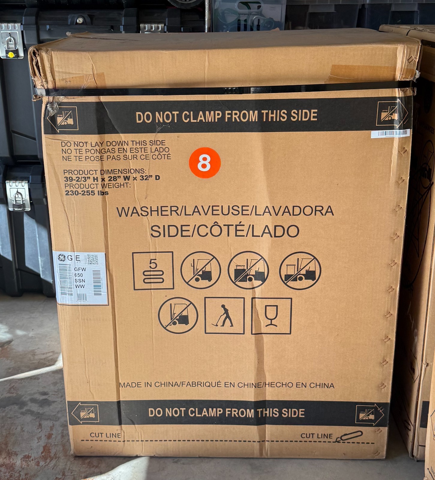 GE Front Load Smart Washer – GFW650SSNWW (New In Box) gallery