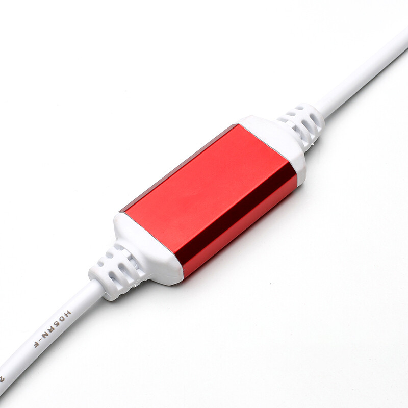 10Pcs 110V US Plug Power Cord Connector Line for 8mm*17mm LED Neon Strip Lights gallery
