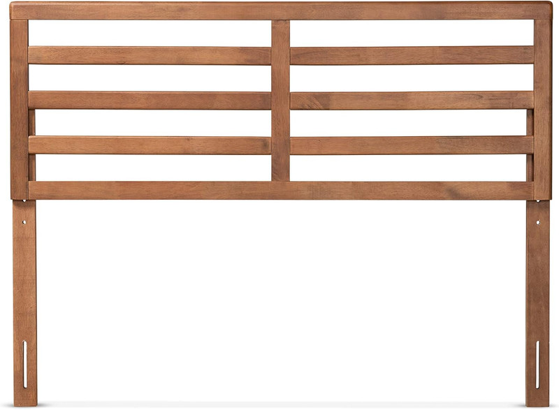 Akemi Modern Ash Walnut Queen Size Headboard for Stylish Bedrooms gallery