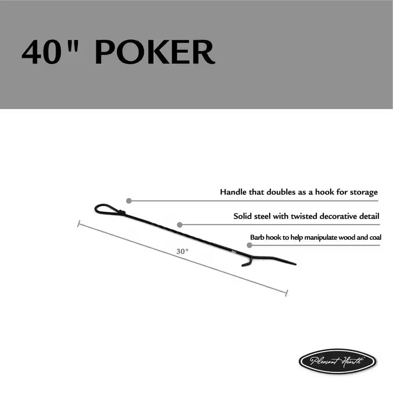 40 In. Fireplace Poker gallery